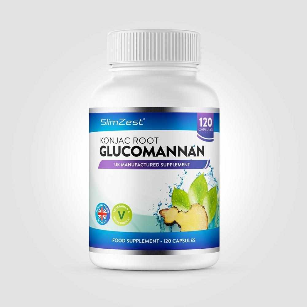 SlimZest Glucomannan Konjac Root 120 Cap