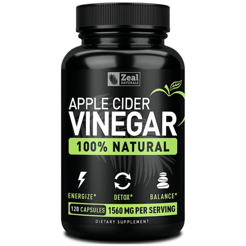 Zeal Naturals Organic Apple Cider Vinegar 120 Caps