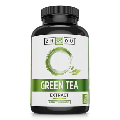كبسولات خلاصة الشاي الأخضر 120 كبسولة - Zhou Nutrition Green Tea Extract 120 Cap