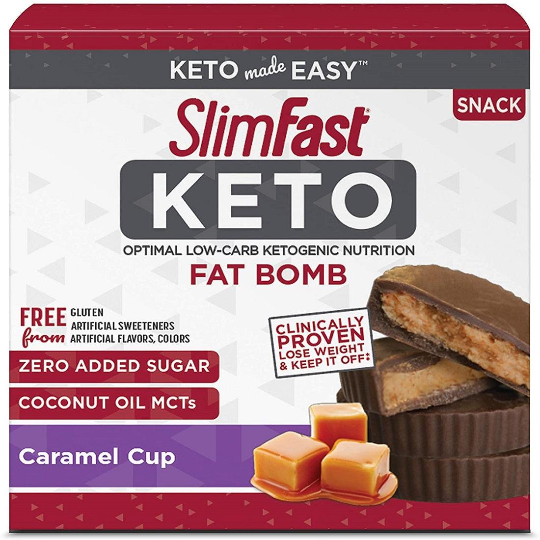 SlimFast Keto Fat Bomb Snacks 14 Count