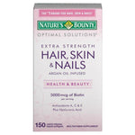 حبوب هير اند سكين اند نيلز 150 كبسولة - Hair Skin Nails Nature's Bounty - UK2Gulf.com