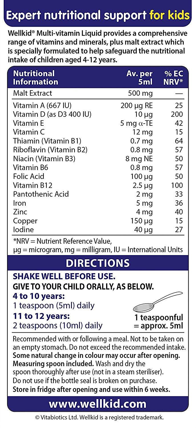 Wellkid Multivitamins Syrup 150ml