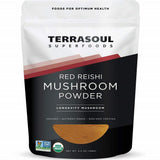 بودر الفطر الريشي الاحمر العضوي 156 جرام - Terrasoul Organic Reishi Mushroom Powder 156 Gm
