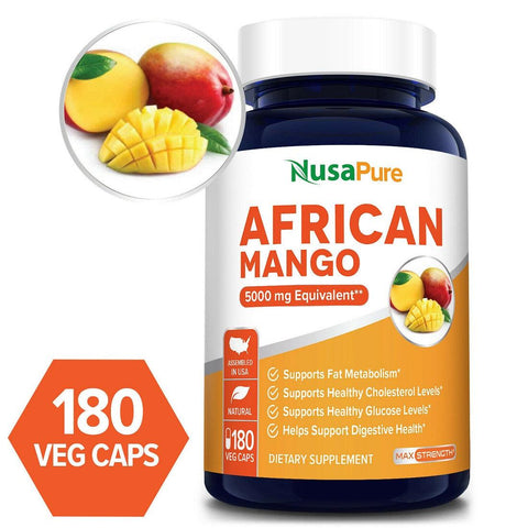 المانجو الأفريقية تركيز عالي 180 كبسولة - NusaPure African Mango 180 Capsules