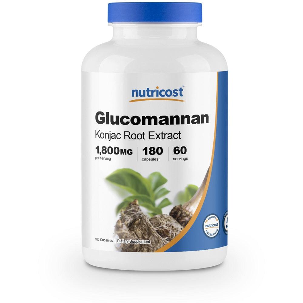 Nutricost Glucomannan 1,800mg Per Serving, 180 Capsules