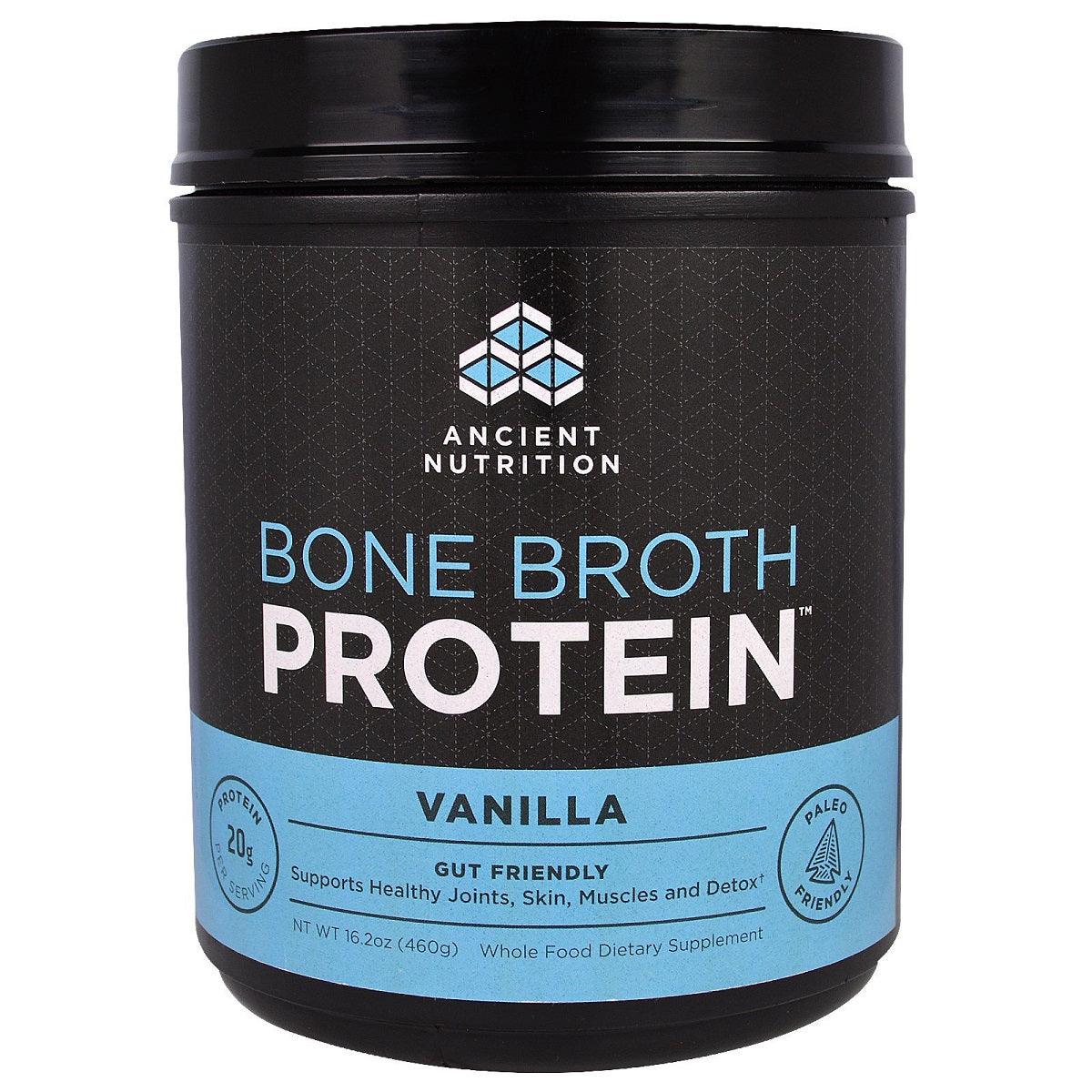 كولاجين مرق عظام الدجاج 20 جرعة بودر - Ancient Nutrition Bone Broth Protein Powder 20 Servings