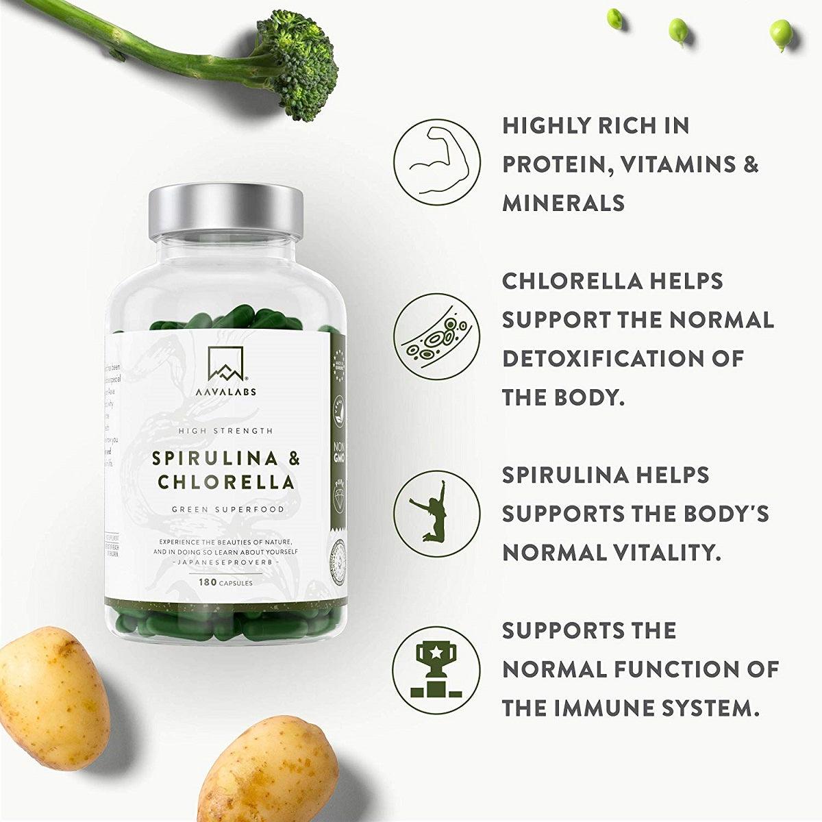 Stunning Body Purifying Spirulina And Chlorella image