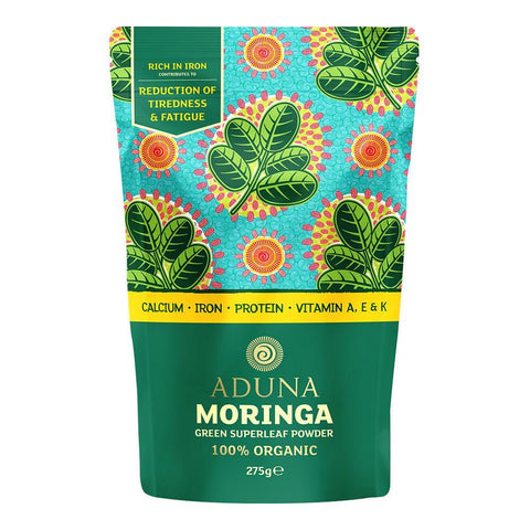 باودر اوراق المورينجا العضوية 275 جم - Aduna Organic Moringa Powder 275g