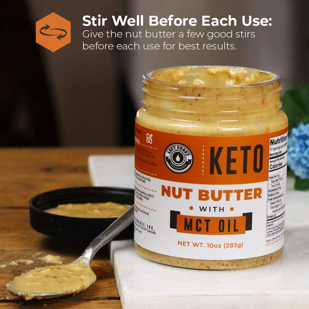 Left Coast Keto Nut Butter with MCT Oil 10oz