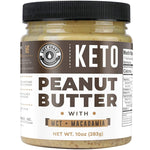 زبدة الفول السوداني مع مكادميا مناسبة للكيتو 283 جم - Left Coast Keto Peanut Butter with Macadamia and MCT Oil 10oz