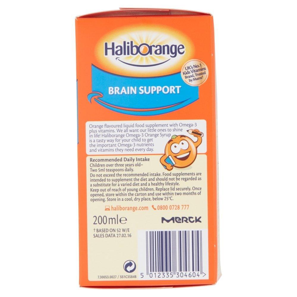 Haliborange Omega-3 DHA Brain Support Syrup for Kids 200ml