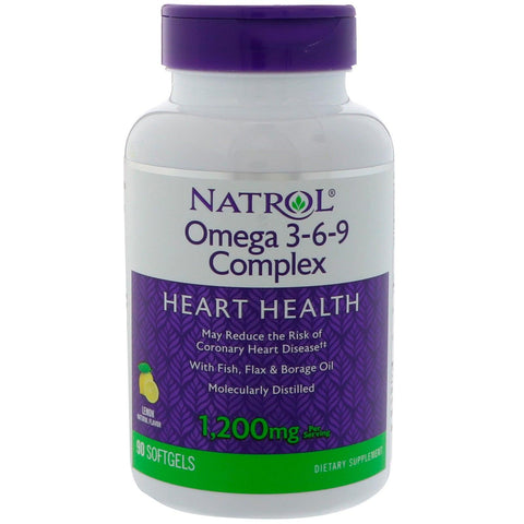 Natrol - Omega 3 6 9 90 Capsules Omega 3 6 9 Natrol 90 Capsules