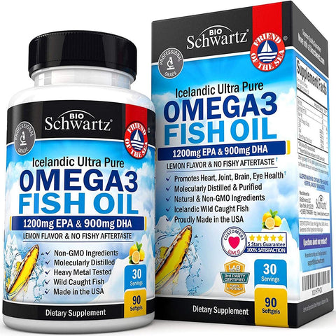 BioSchwartz Omega 3 Fish Oil 90 Caps