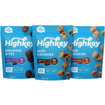 كوكيز سناك مناسب للكيتو 3 عبوات - HighKey Snack Cookies 3 Variety Pack