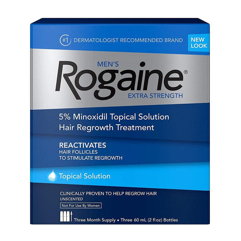 روجين مينوكسيديل  سائل للرجال 3 أشهر - Rogaine 5% Minoxidil Topical Solution for Men 3 Months