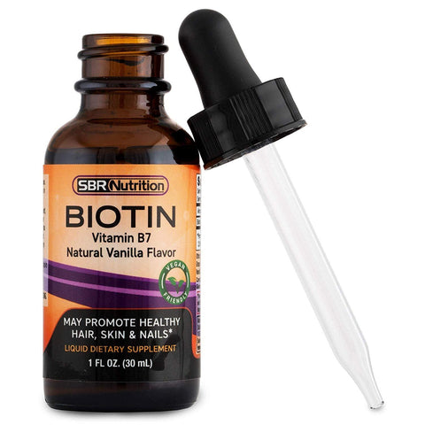 SBR Biotin Liquid Drops, 60 serving