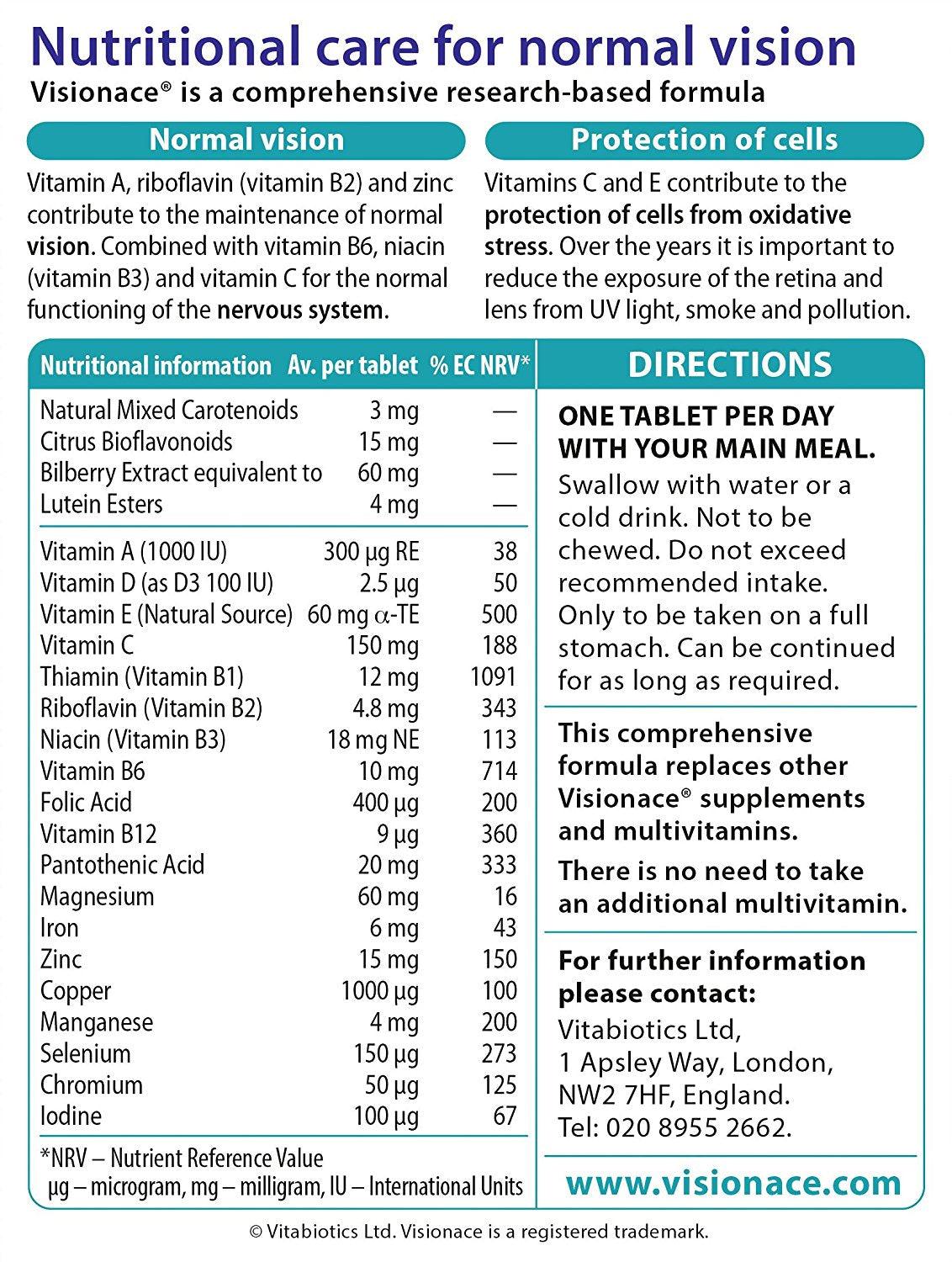 Visionace Original 30 Tablets