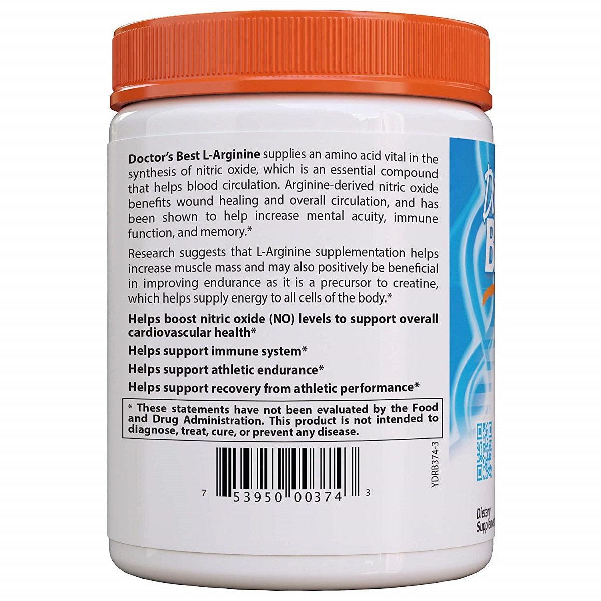 Doctor's Best L-Arginine Powder, 300 g