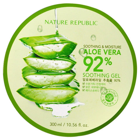 جل الصبار المرطب الكوري 300 مل - Nature Republic New Soothing Aloe Vera Gel 300 ml