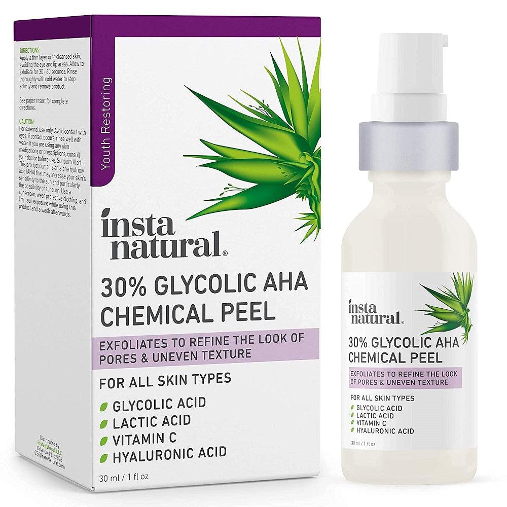 InstaNatural Glycolic Acid 30% AHA Chemical Peel