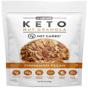 Low Karb Keto Nut Granola Cinnamon Pecan 11 OZ