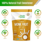 محلي فاكهة الراهب بدون سعرات 340 جرام - Health Garden Monk Fruit Sweetener 340 Gm