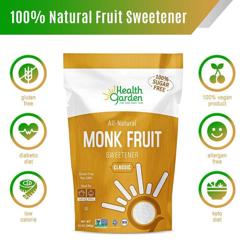 Health Garden Monk Fruit Sweetener 340 Gm