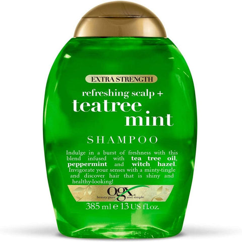 شامبو شجرة شاي النعناع للشعر الدهني 385 ملل - OGX Tea Tree Mint extra strength  Shampoo – Refreshing Scalp 385 ml