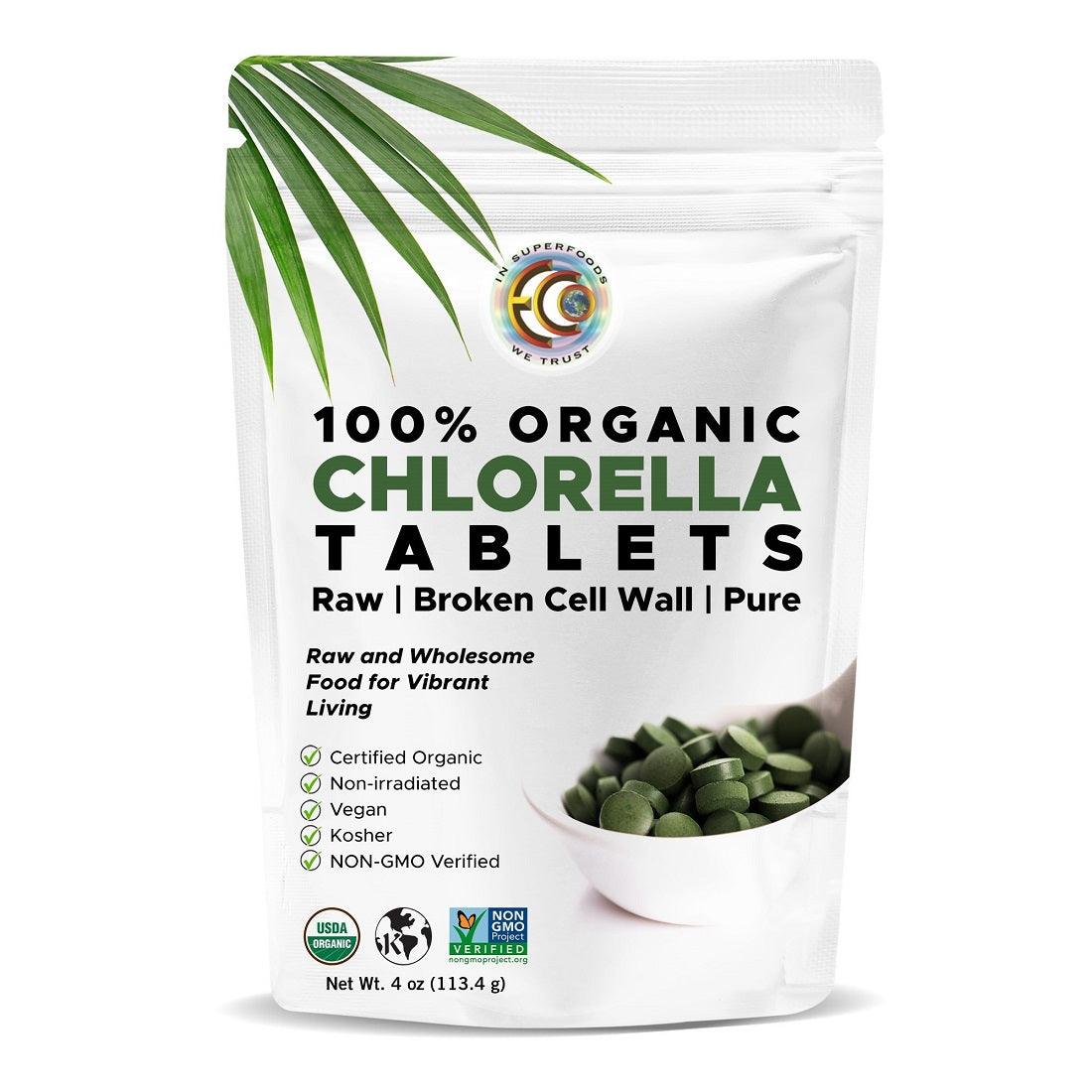 Earth Circle Organics Chlorella 400 tablets