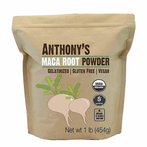 باودر جذور الماكا العضوية 454 جرام - Anthony's Organic Maca Powder 454 gm