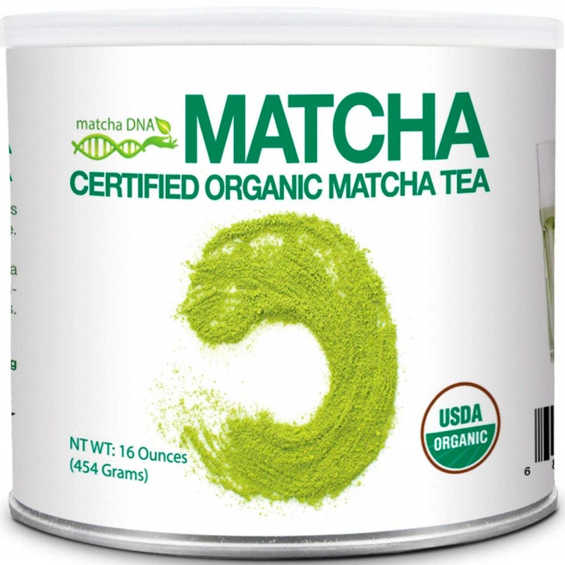 MatchaDNA Certified Organic Matcha Tea Powder 454 Gm