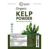 اعشاب البحر العضوية مجففة 454 جرام - Micro Ingredients Organic Kelp Powder 1 lb