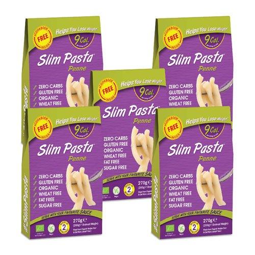 مكرونة اقلام مخصصة للرجيم 5 علب 270 جرام-Slim Pasta Penne 270g (Pack of 5) - UK2Gulf.com