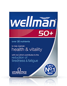 ويل مان بلس 50 فيتامينات الرجال فوق الخمسين 30 قرص - Wellman 50+ 30 Tab