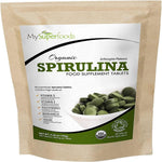 سبيرولينا عضوية 500 مج 300 قرص - MySuperFoods Organic Spirulina Tablets 300x500mg