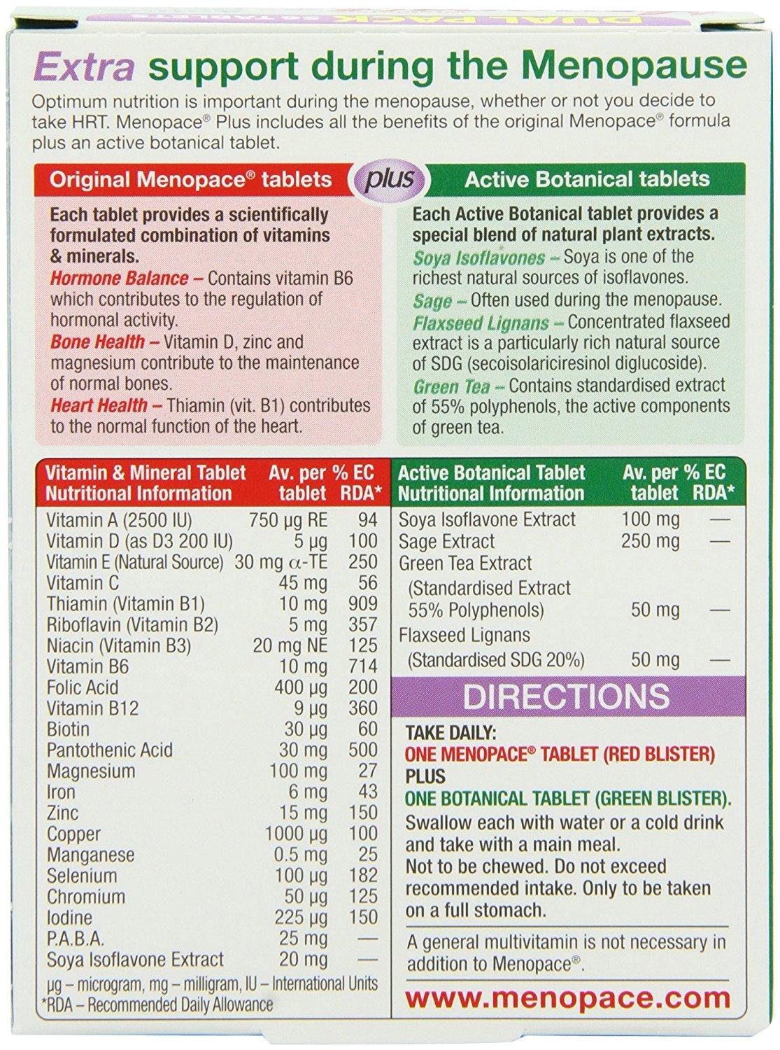 Vitabiotics Menopace Plus - 56 Tablets/Caps