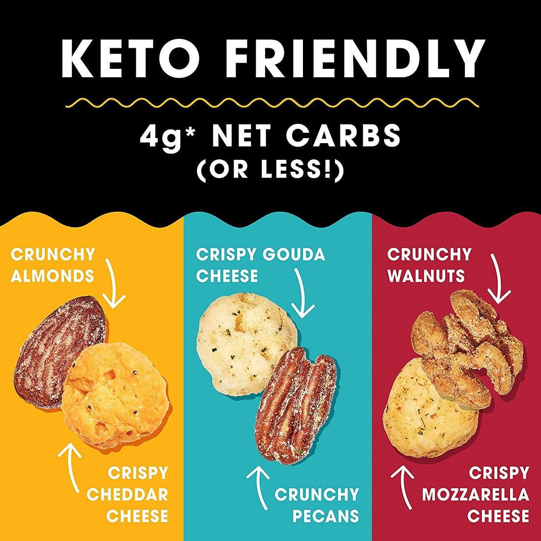 Hilo Life Keto Snack Mix 3 Flavor Variety Pack of 6