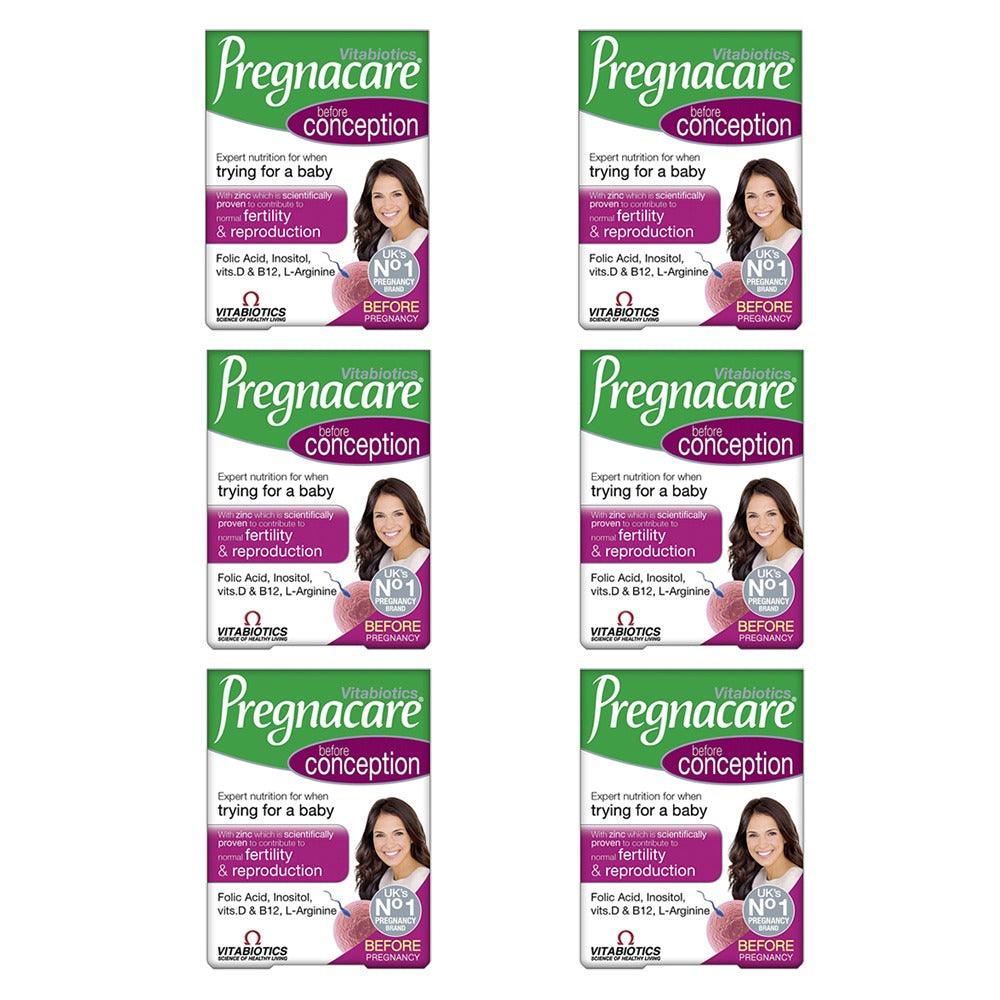 عرض 6 عبوات بريجناكير كونسبشن للنساء 30 قرص - Pregnacare Conception 30 Tabs 6 Packs Offer