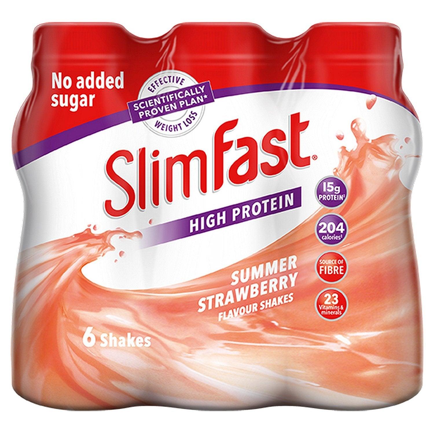 SlimFast Shake 6 Bottles,6x325 ml