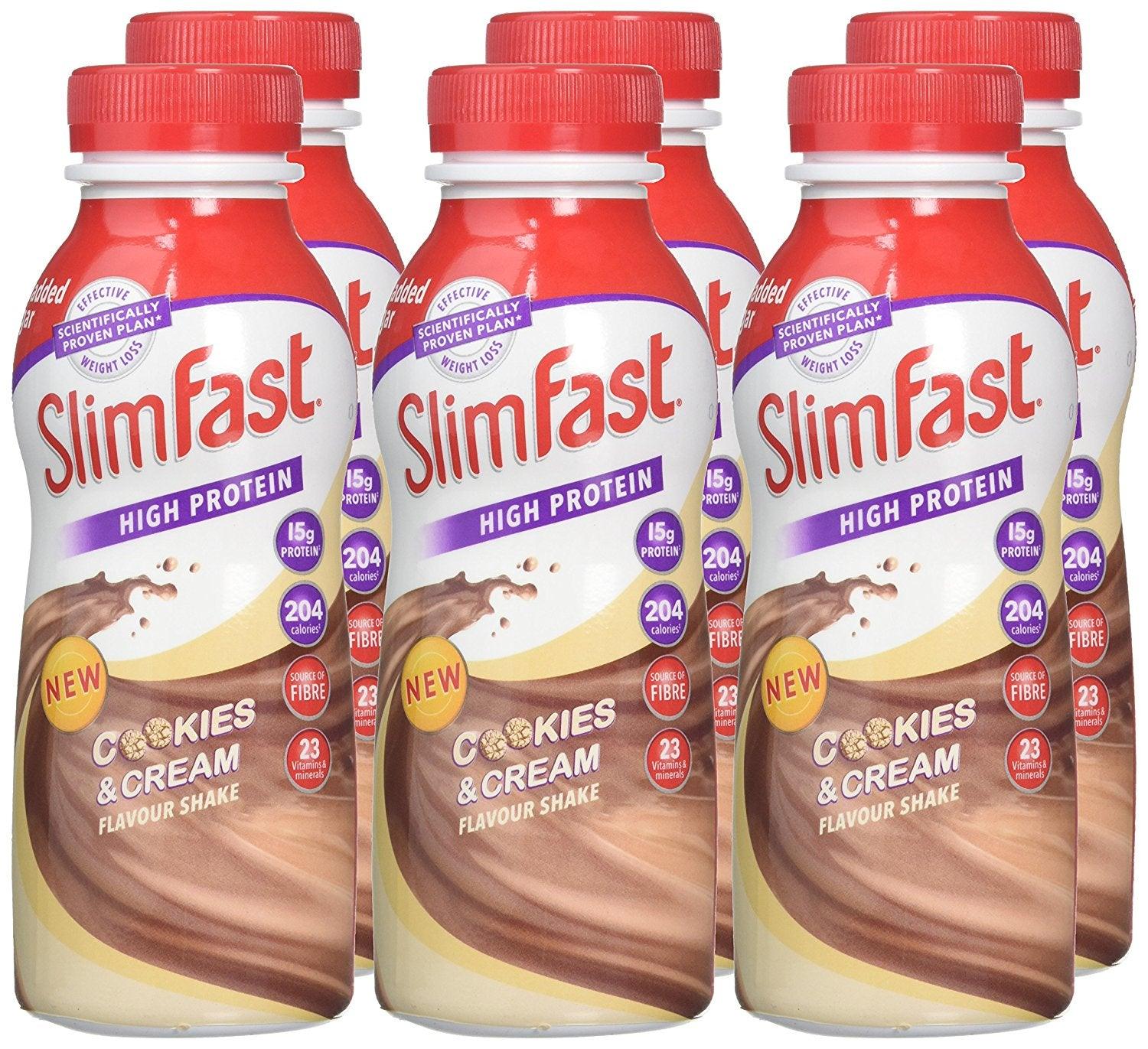 SlimFast Shake 6 Bottles,6x325 ml