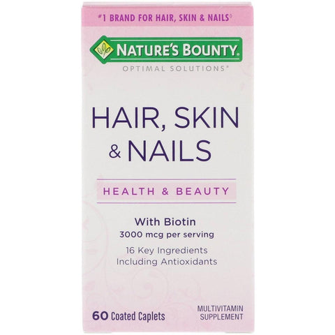 Nature's Bounty Hair Skin Nails 60 Tabs
