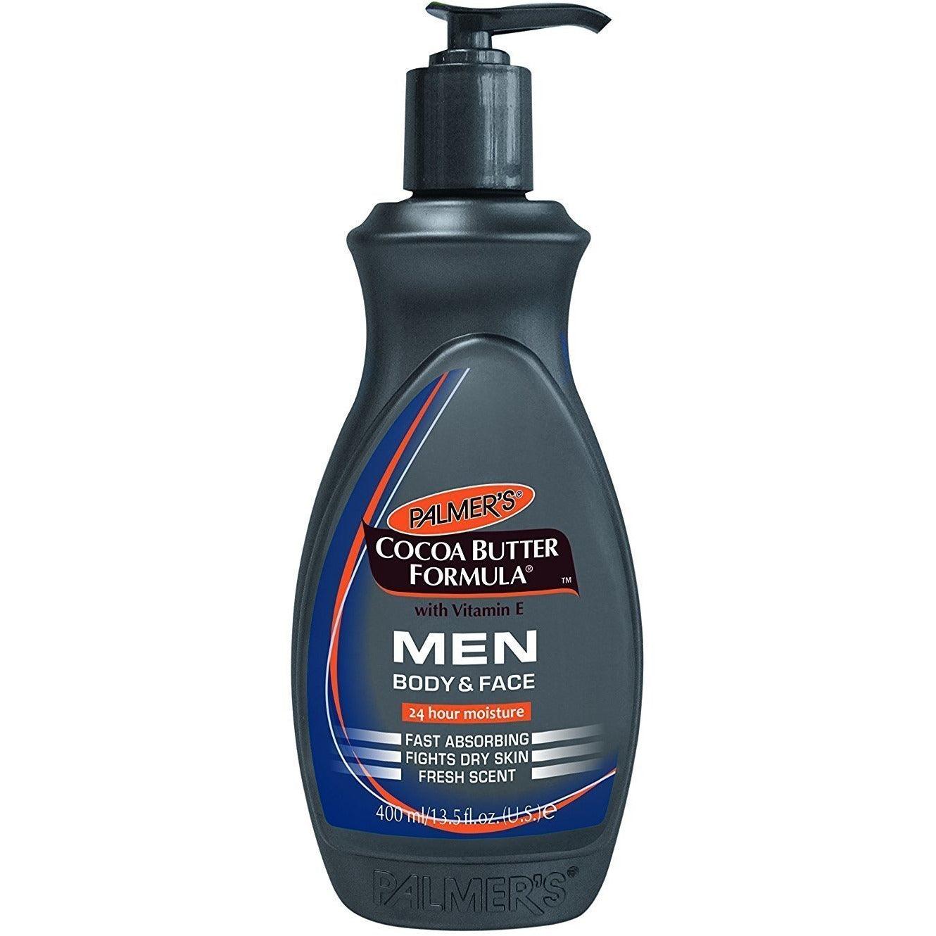 Palmer's Cocoa Butter Formula Men's Lotion Body & Face 400ml -بالمرز لوشن للجسم و الوجة بزبدة الكاكاو للرجال - UK2Gulf.com