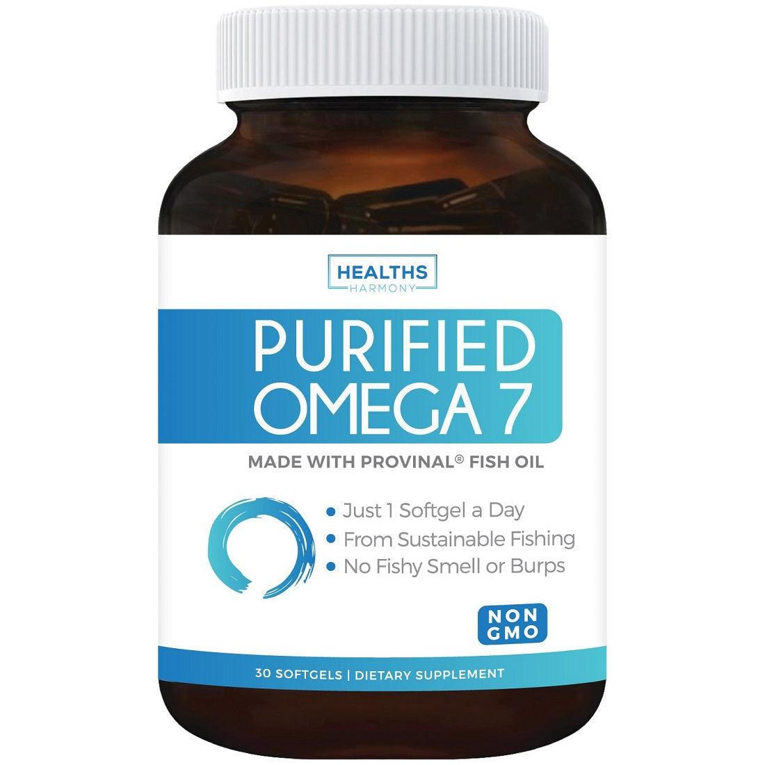 Healths Harmony Purified Omega 7 30 Softgels