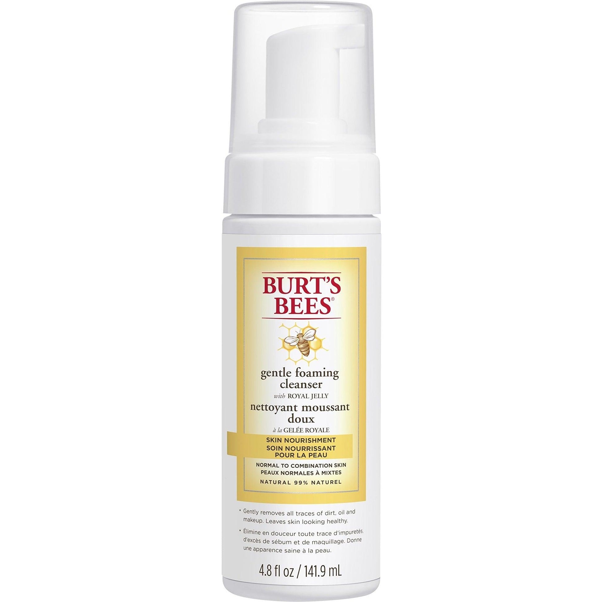 Burt's Bees Skin Nourishment Gentle Foaming Cleanser, 141.9 ml - بيرت بيز الغسول المجدد للبشرة - UK2Gulf.com