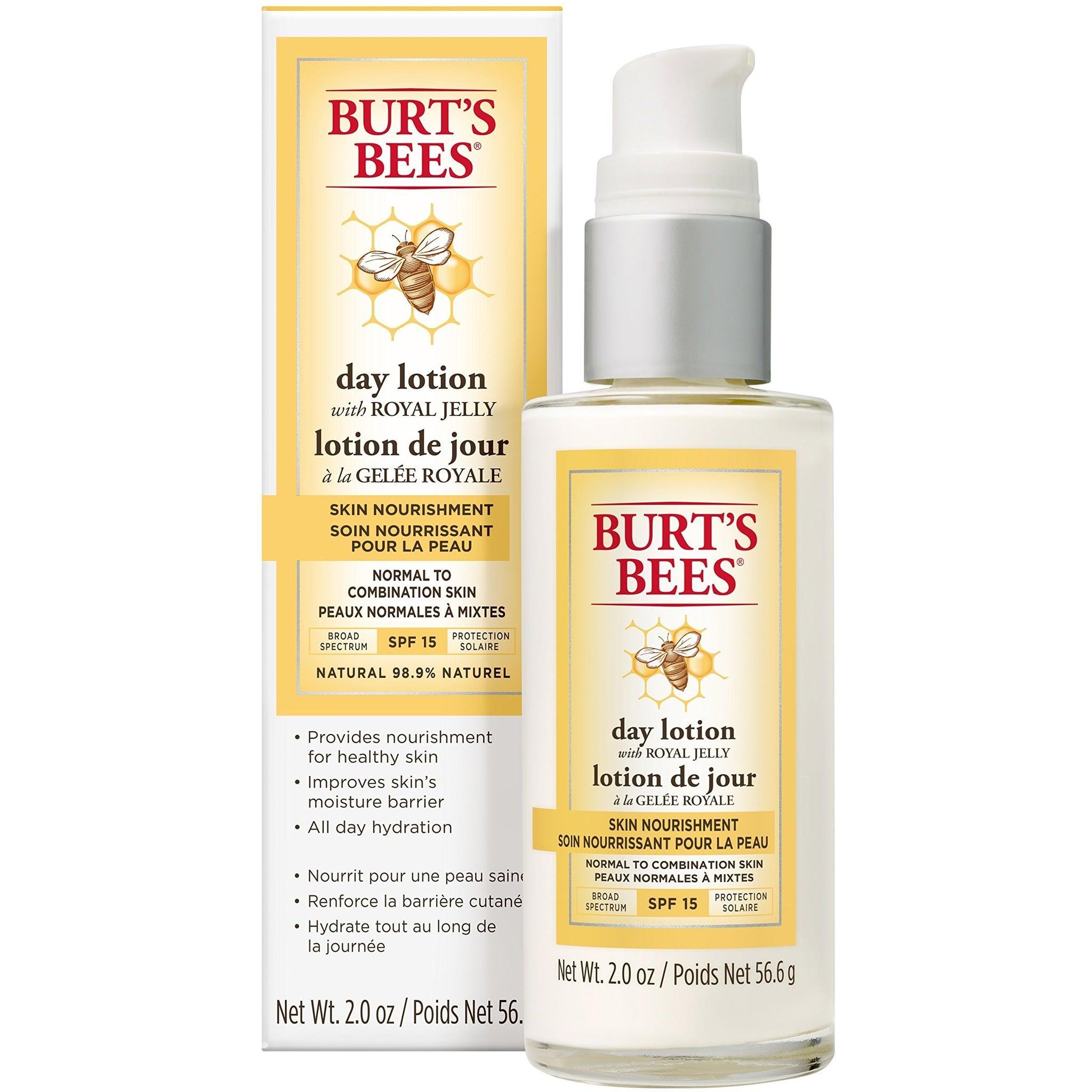 Burt's Bees Skin Nourishment Day Lotion SPF 15 بيرت بيز اللوشن المجدد للبشرة - UK2Gulf.com