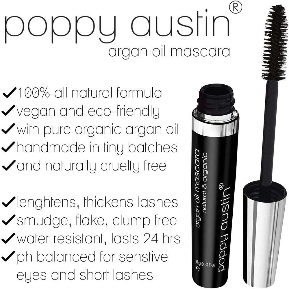 ماسكارا بوبي اوستن النباتية 9 جرام - Poppy Austin Vegan Mascara Black 9g