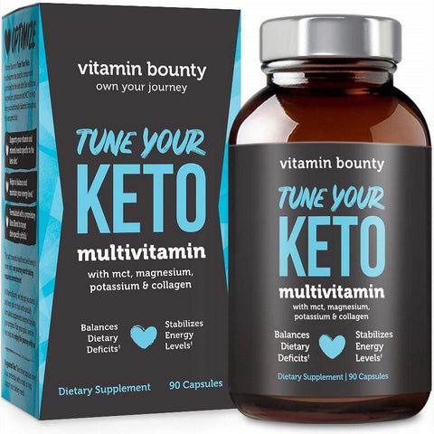 فيتامينات متعددة مهمة لنظام الكيتو 90 كبسولة - Tune Your Keto Multivitamin 90 Cap