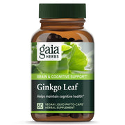 Gaia Herbs Ginkgo Leaf 60 Capsules