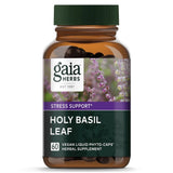 أوراق الريحان المقدس 60 كبسولة - Gaia Herbs Holy Basil Leaf 60 Capsules