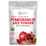 مسحوق عصير الرمان المجفف 454 جرام - Microingredients Organic Pomegranate Juice Powder 454 gm